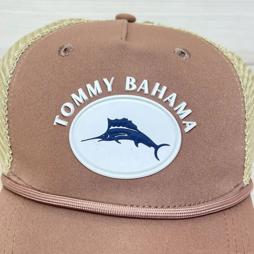 NEW Tommy Bahama Trucker Hat Tip Your Cap Baja Margarita Recipe Snapback Muave